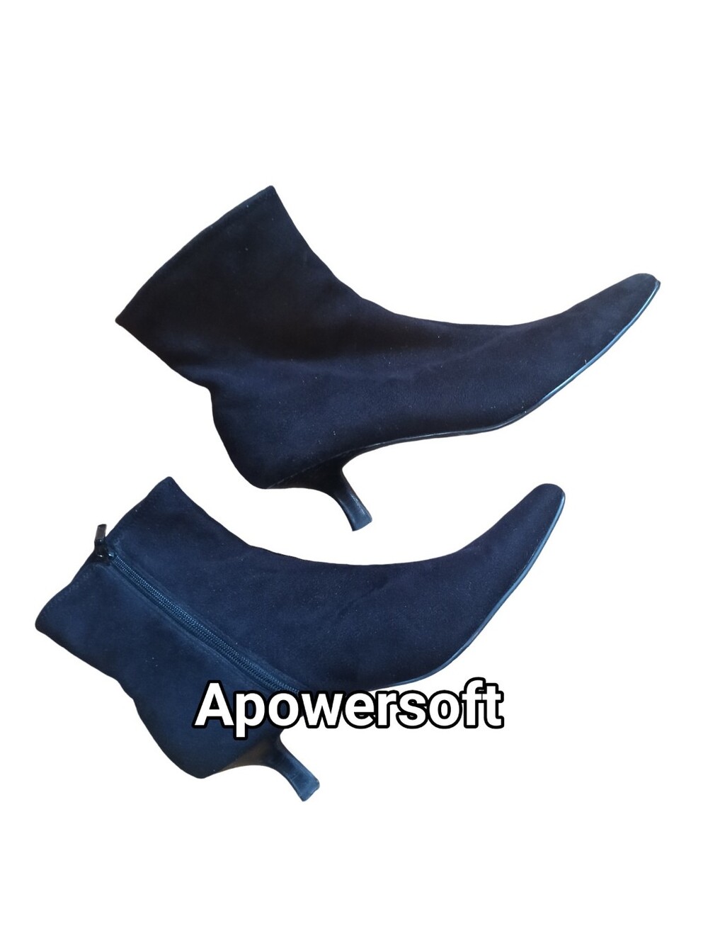 Faux Micro Suede Booties - - Picture 3 of 4